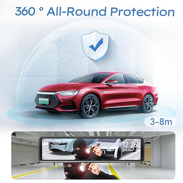 Plozoe Dash Cam Hardwire Kit: USB-C Microwave Radar Sensing 12V-24V to 5V/3A Charger Cable (11.5ft) for Seamless Dash Camera Power - View 5 of 9