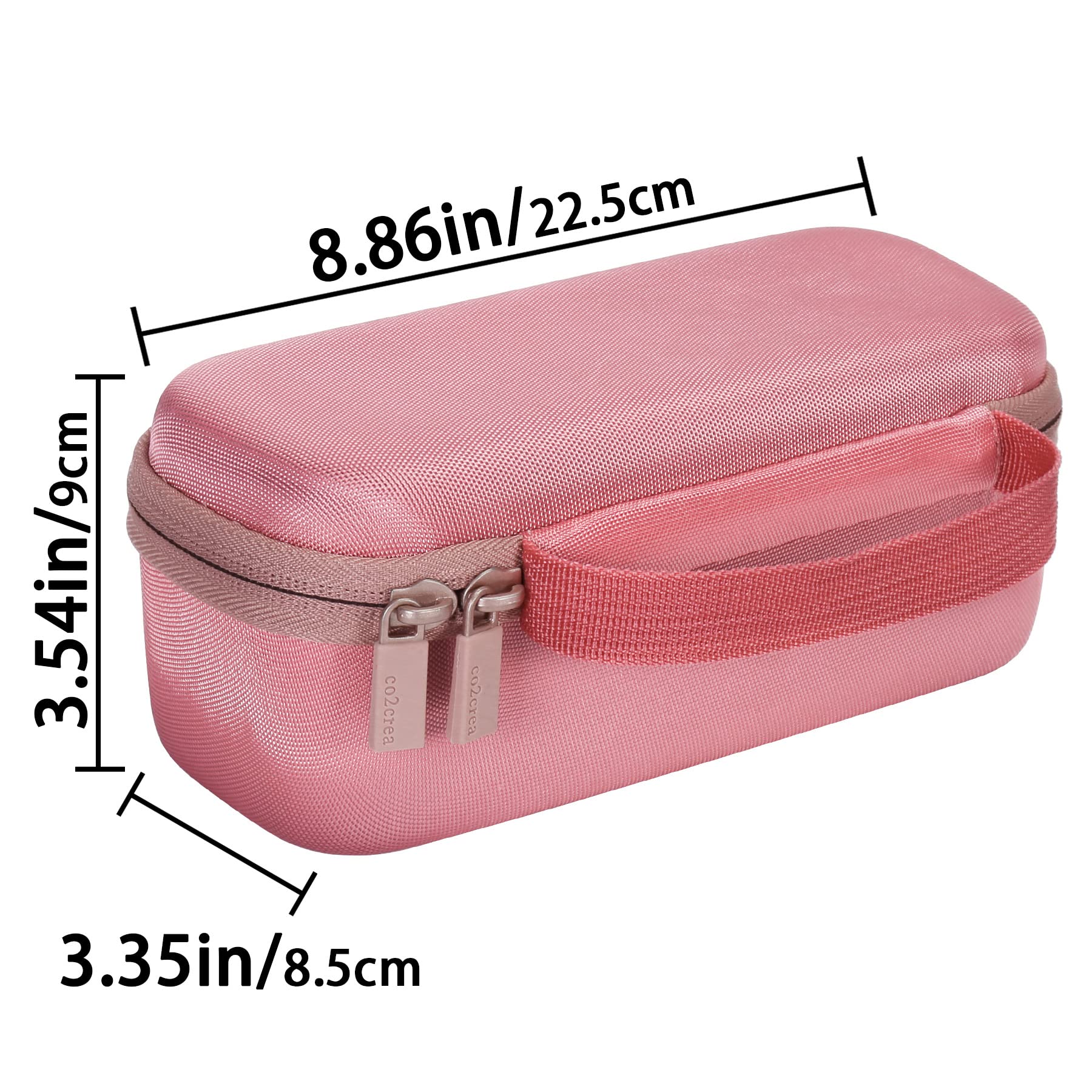 co2CREA co2CREA Hard Case for Pure Enrichment PureZone Mini Portable Air Purifier Blush Color Durable Protection - View 6 of 9