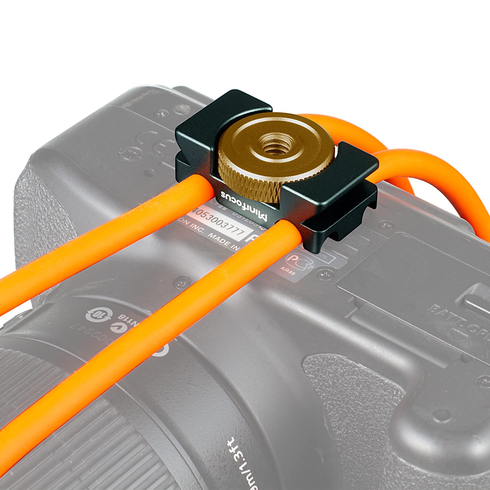 MINIFOCUS MINIFOCUS Aluminum Alloy Camera Cable Clamp with Arca Swiss System USB HDMI Protector for DSLR Cameras Tether Cable Block Clip - View 9 of 9
