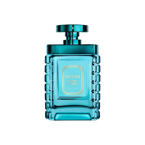 GUESS Uomo Acqua Eau de Toilette for Men - 3.4 Fl. Oz Cologne Spray | Fresh & Invigorating Fragrance