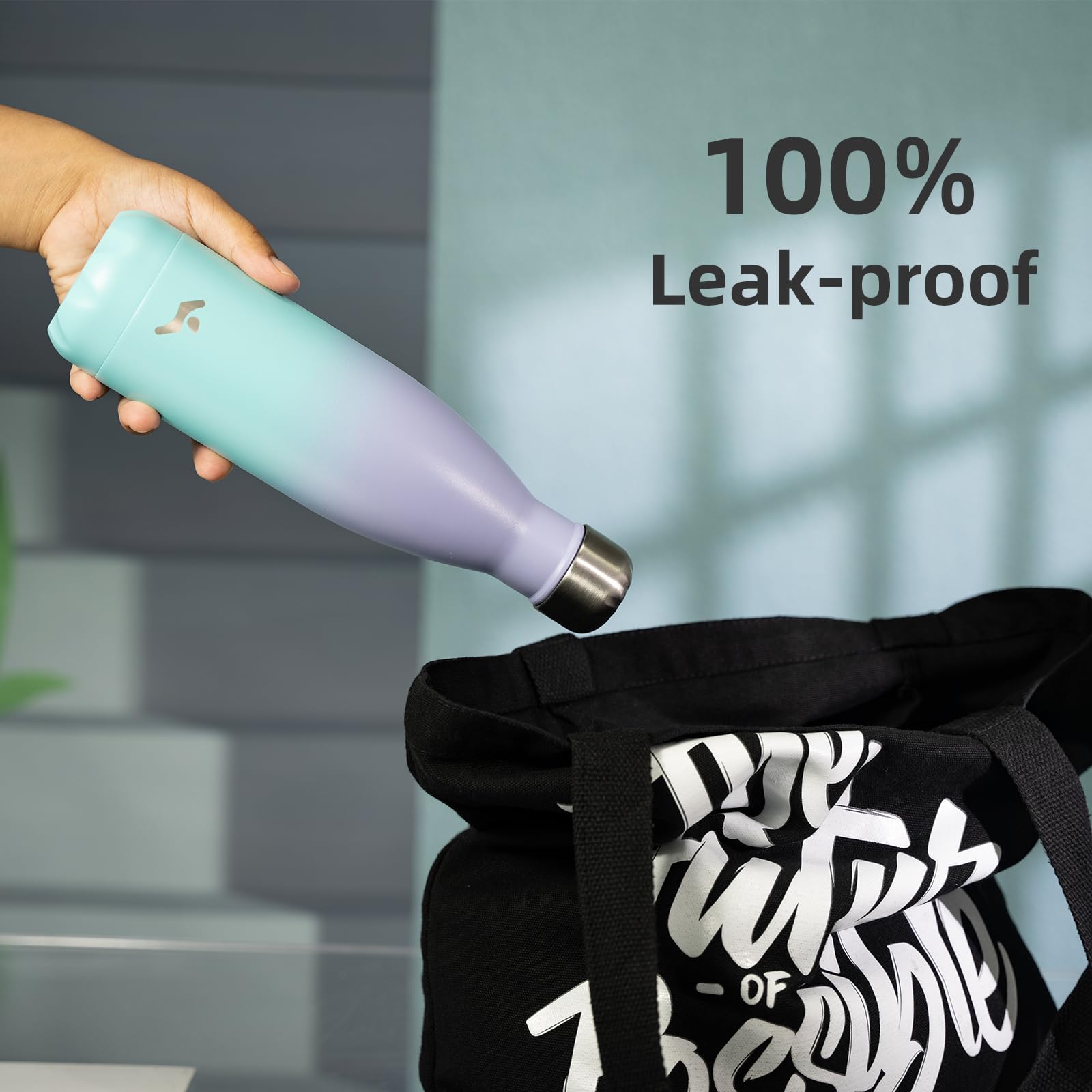 Konokyo Konokyo Insulated Water Bottles 12 oz Double Wall Stainless Steel Vacuum Flask for Sports and Travel Oasis - View 5 of 7