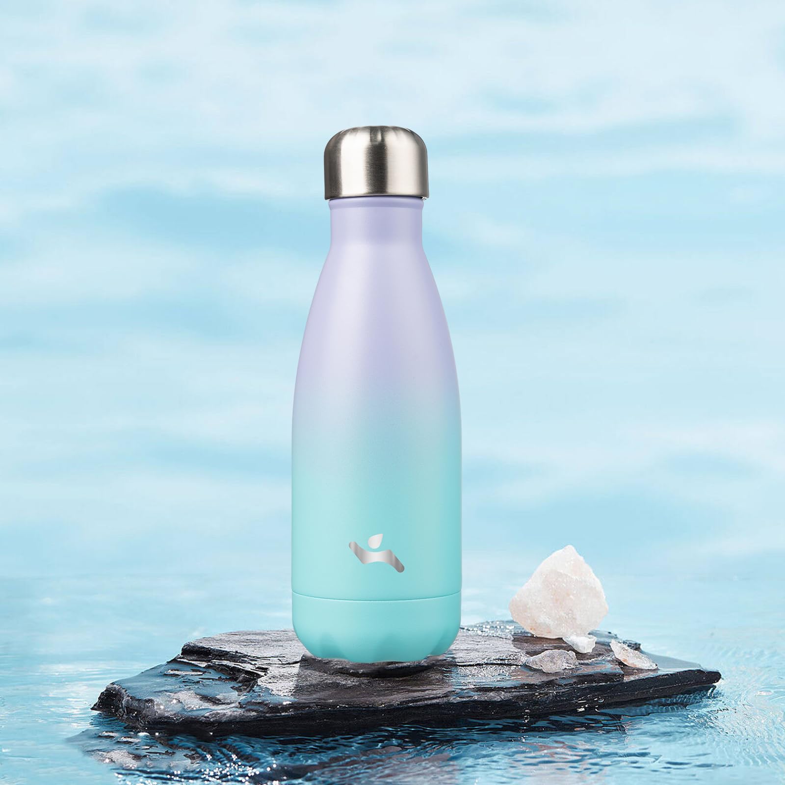 Konokyo Konokyo Insulated Water Bottles 12 oz Double Wall Stainless Steel Vacuum Flask for Sports and Travel Oasis - View 6 of 7