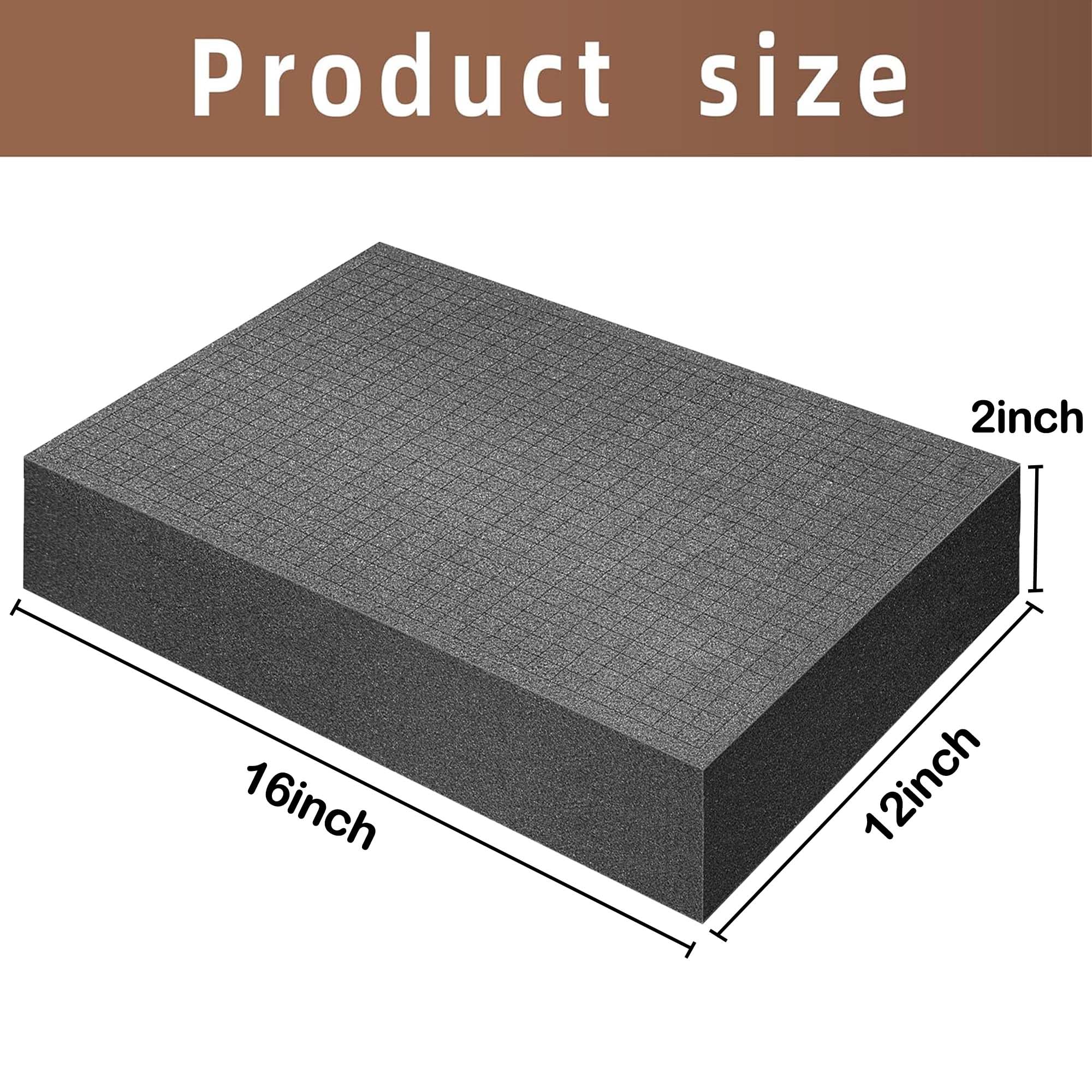 DECOHS DECOHS 4 Pcs Pick and Pluck Foam Insert 16x12x2 Inch Ideal for Board Game Box Cases and Storage Drawers - View 2 of 6