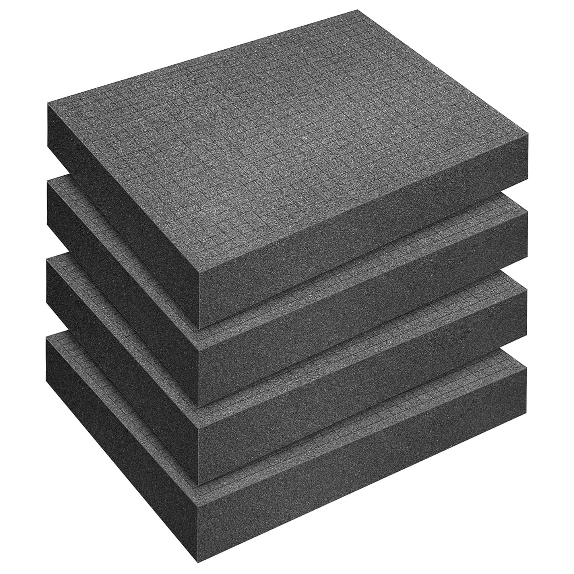 DECOHS DECOHS 4 Pcs Pick and Pluck Foam Insert 16x12x2 Inch Ideal for Board Game Box Cases and Storage Drawers