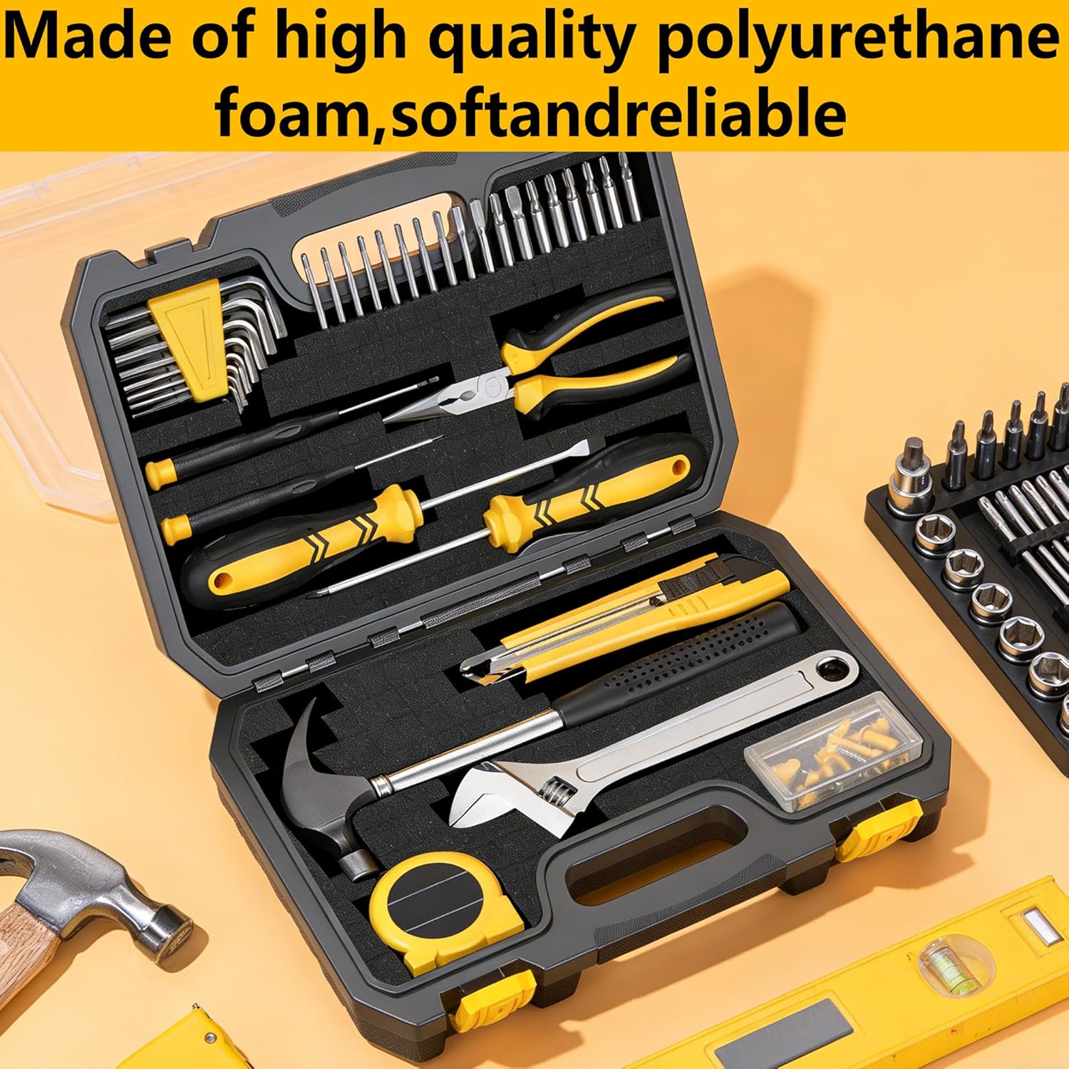 DECOHS DECOHS 4 Pcs Pick and Pluck Foam Inserts 12x12x2 Inch Ideal for Board Game Box Storage and Drawer Organization - View 6 of 6