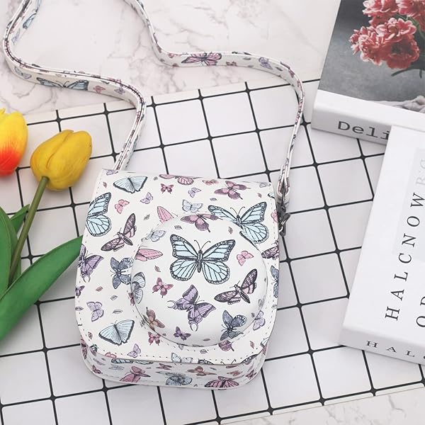 Frankmate Frankmate Protective Case for Fujifilm Instax Mini 12 11 9 8 Camera with Accessory Pocket and Adjustable Strap - View 6 of 8