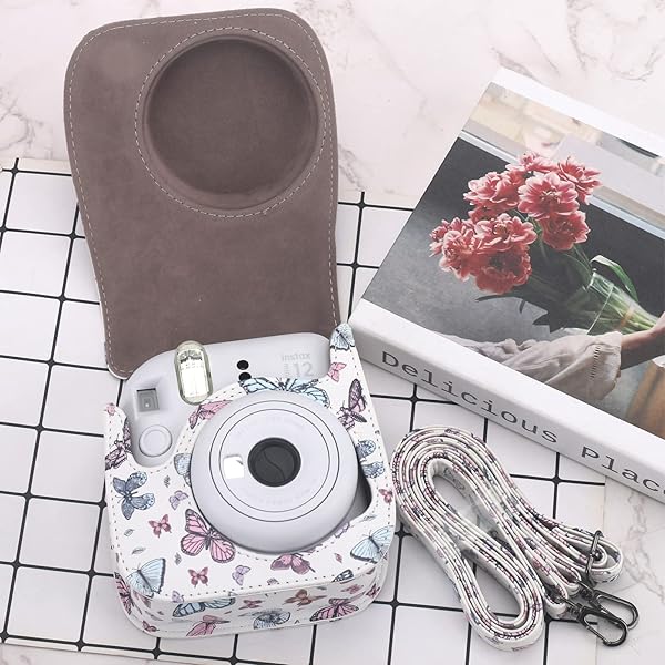 Frankmate Frankmate Protective Case for Fujifilm Instax Mini 12 11 9 8 Camera with Accessory Pocket and Adjustable Strap - View 8 of 8