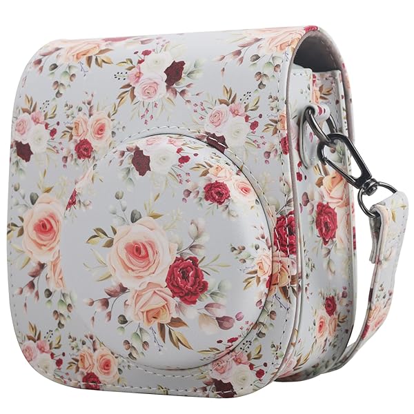 Frankmate Frankmate Protective Case for Fujifilm Instax Mini 12 11 9 8 Camera with Accessory Pocket and Adjustable Strap