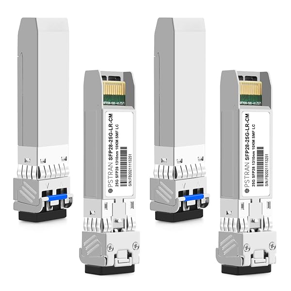 OPSTRAN OPSTRAN 25GBASE-LR SFP28 Optical Transceiver Module Compatible with Cisco 25G 1310nm 10km DDM Duplex LC SMF 4 Pack - View 2 of 4