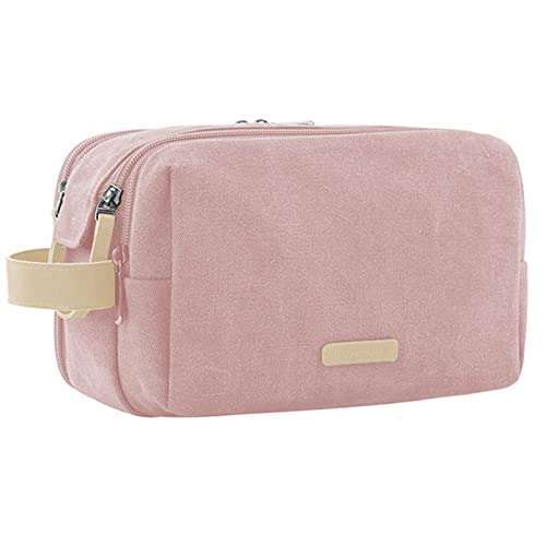 BAGSMART Shop BAGSMART Pink Toiletry Bag for Women - Water-Resistant Makeup Organizer & Travel Dopp Kit