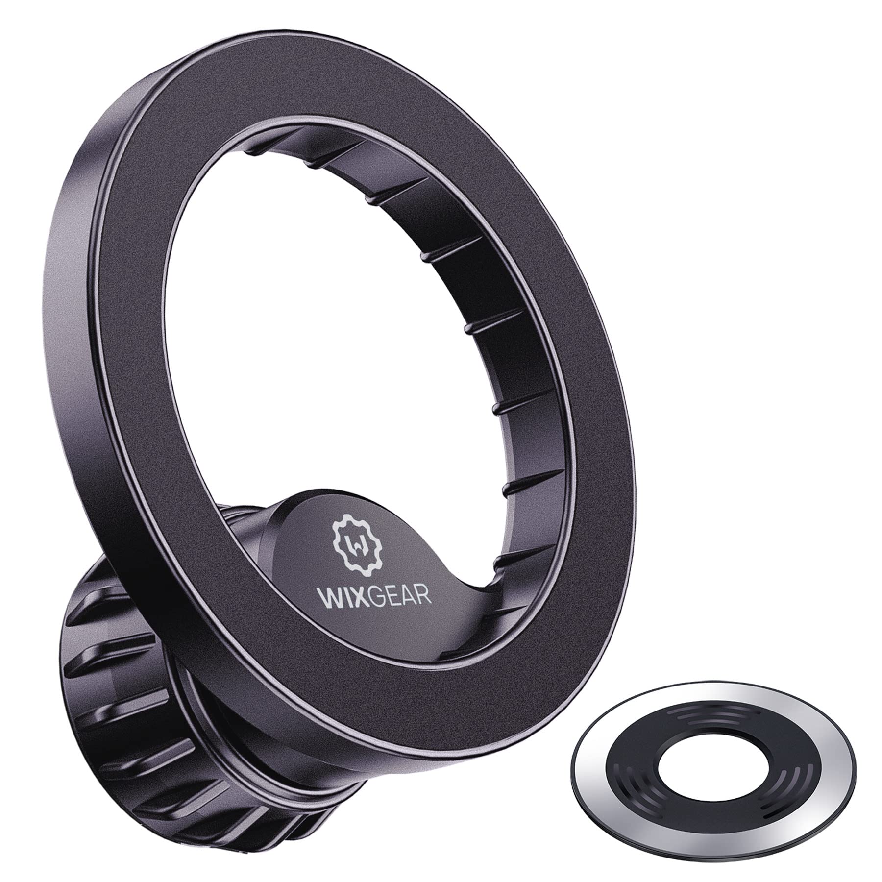 WixGear WixGear MagSafe Mount Base for iPhone 14/13/12 - Universal 17mm Car Holder for Dashboard, Vent & Windshield