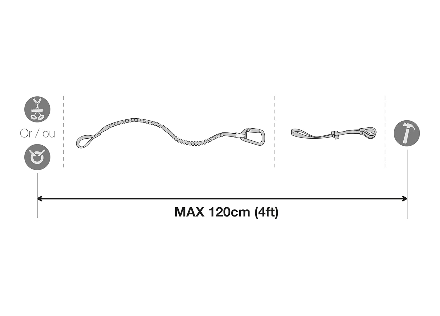PETZL Petzl Tooleash Toolbag Accessory for Convenient Tool Management and Easy Access - View 4 of 5