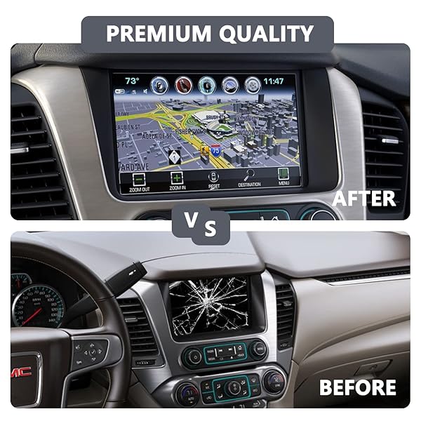 YWM Fit GMC 8 Inch Touch Screen LCD Display OEM Compatible for 2015-2018 Chevrolet Silverado Suburban Tahoe GMC Yukon Sierra Replace DJ080PA-01A - View 4 of 9