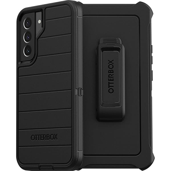 OtterBox OtterBox Defender Series Case for Samsung Galaxy S22 Plus with Holster Clip and Microbial Defense Protection in Black - View 2 of 11