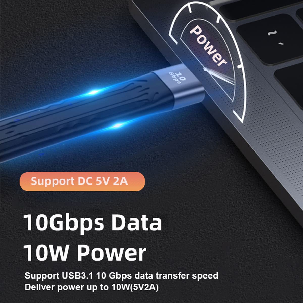 CY CY USB 3.1 Type C Male to USB 3.0 Type A OTG Flat Slim FPC Data Cable 13cm for Laptop and Phone - View 2 of 9