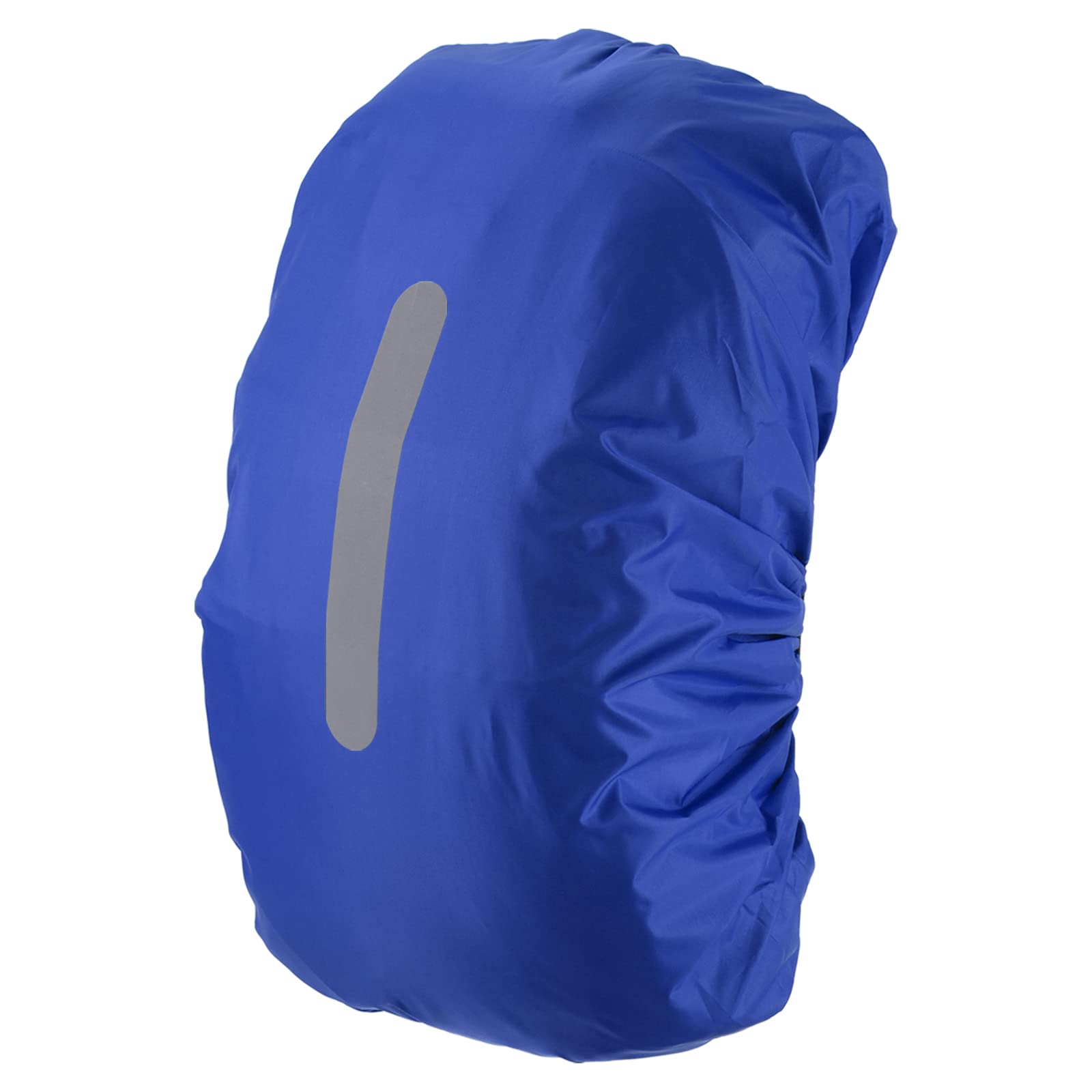 PATIKIL 65-75L Waterproof Backpack Rain Cover, Non-Slip Backpack Cover with Vertical Reflective Strap Stay Dry for Hiking, Camping, Hunting, XL, Navy