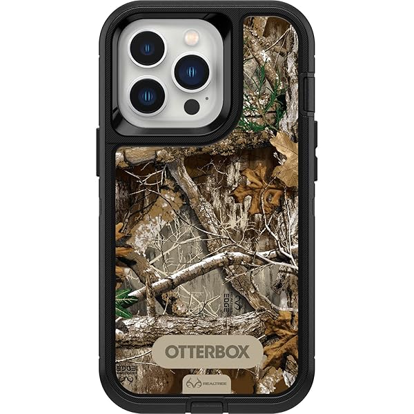 OtterBox OtterBox Defender Series Case for Apple iPhone 13 Pro RealTree Edge Black Durable Protection - View 5 of 6