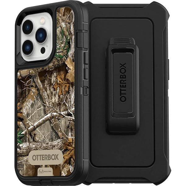 OtterBox OtterBox Defender Series Case for Apple iPhone 13 Pro RealTree Edge Black Durable Protection - View 3 of 6