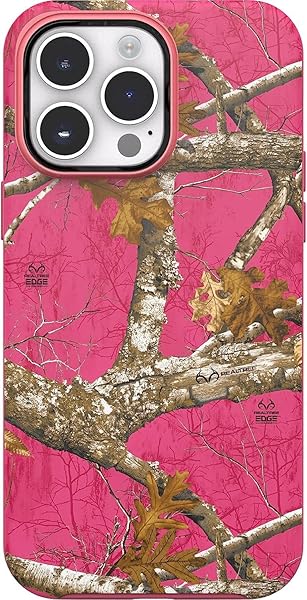 OtterBox OtterBox Symmetry Series Case MagSafe for iPhone 14 Pro Max Realtree Flamingo Pink Camo Non-Retail Packaging - View 5 of 7