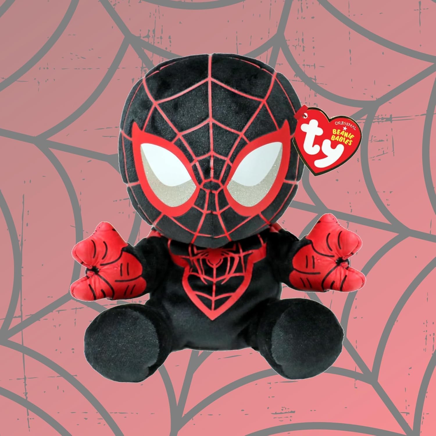 Ty Ty Beanie Babies Miles Morales Soft Body 6 Inch Collectible Plush Toy - View 2 of 3