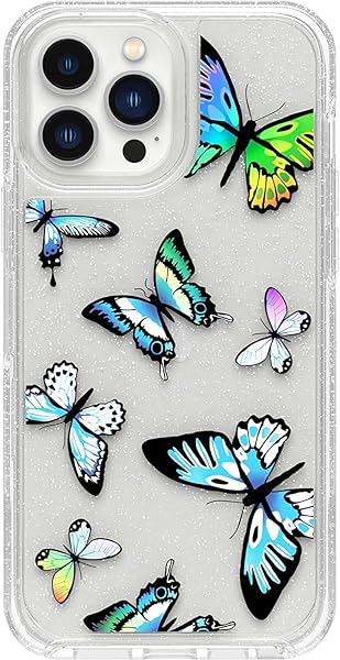 OtterBox OtterBox Symmetry Series Case for iPhone 13 Pro Max and 12 Pro Max Y2K Butterfly Ultra Sleek Wireless Charging Compatible - View 5 of 7