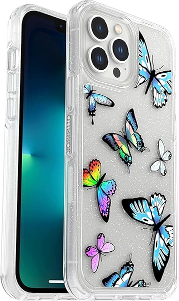 OtterBox OtterBox Symmetry Series Case for iPhone 13 Pro Max and 12 Pro Max Y2K Butterfly Ultra Sleek Wireless Charging Compatible - View 3 of 7