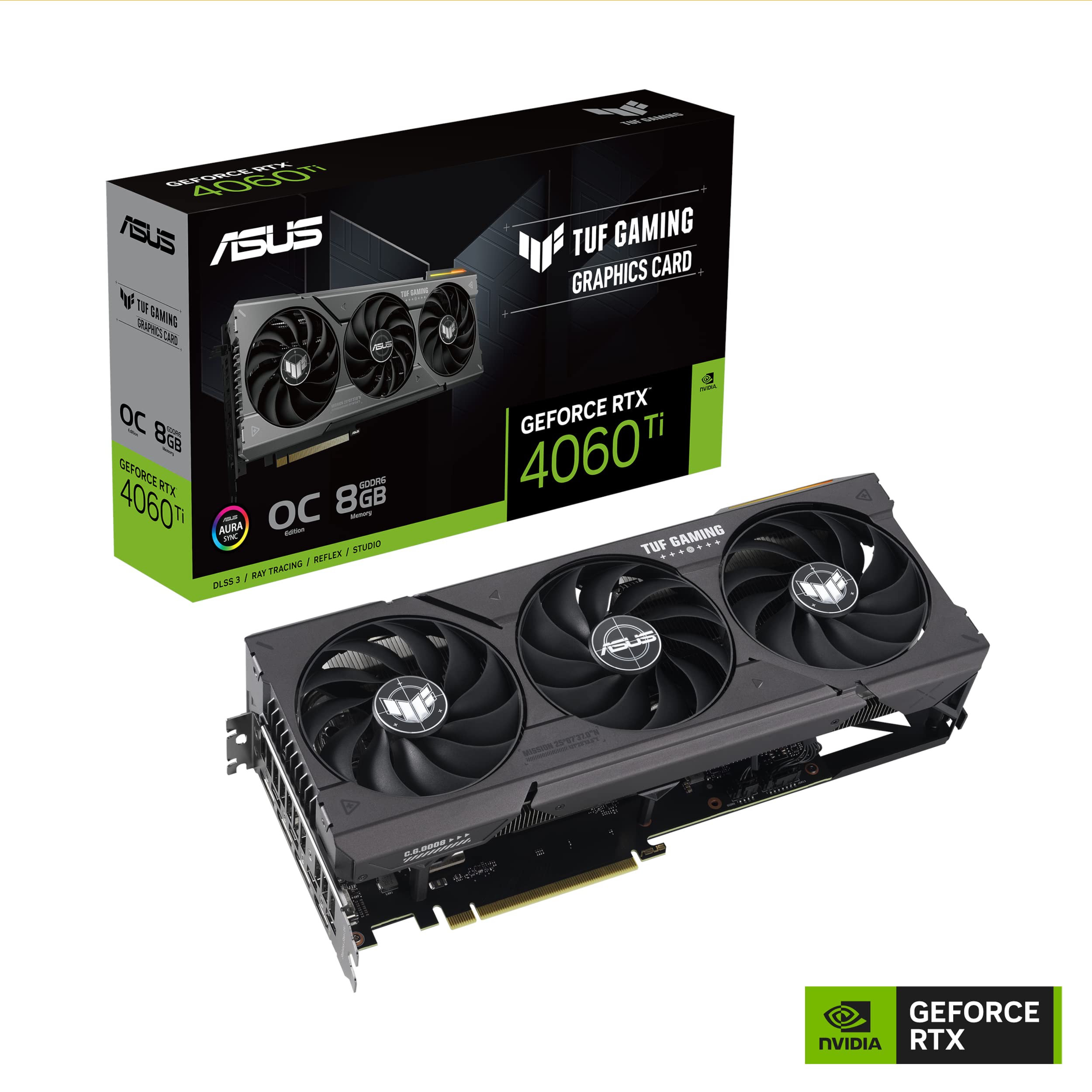 ASUS ASUS TUF Gaming GeForce RTX 4060 Ti OC Edition 8GB GDDR6 Graphics Card with DLSS 3 and HDMI 2.1a for Ultimate Gaming Performance - View 5 of 5