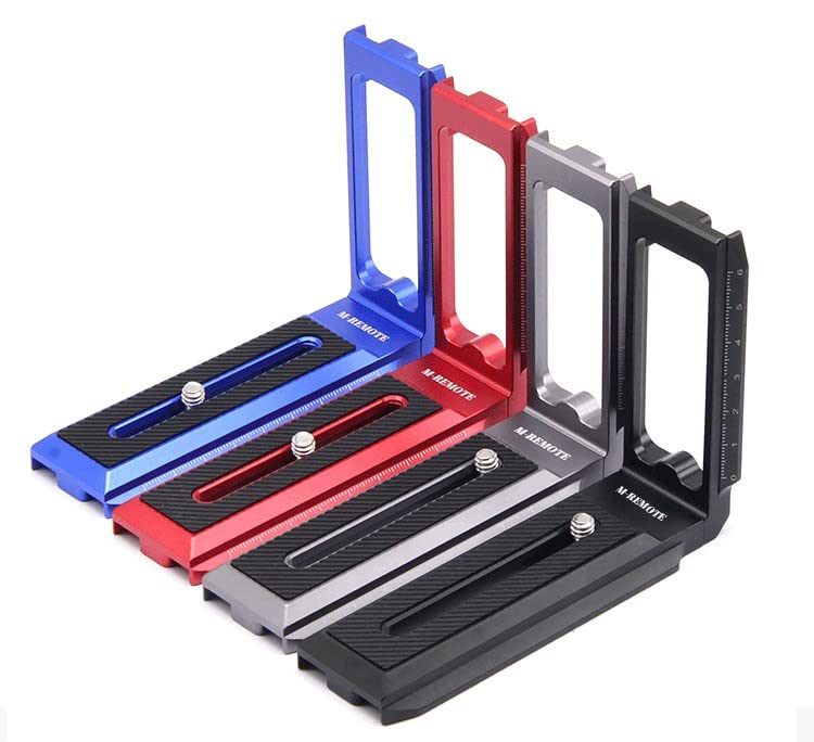 M-REMOTE Horizontal Vertical Dual Arca-Swiss Type Quick Release L Bracket for RSC2 RS3 PRO Camera Stabilizers Tripod Accessories Black - View 6 of 8