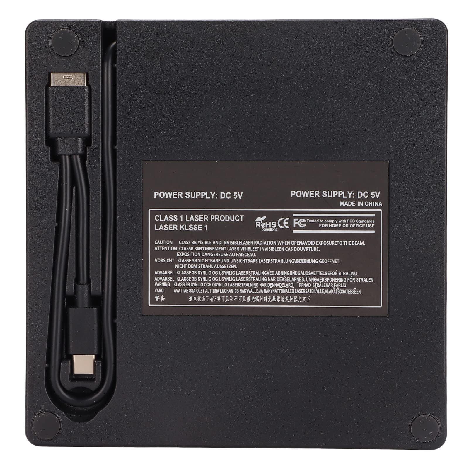 Estink Portable External DVD Drive Box USB 3.0 5 Gbps Laptop Optical Drive Enclosure for 12.7mm DVD RW Drive - View 5 of 9