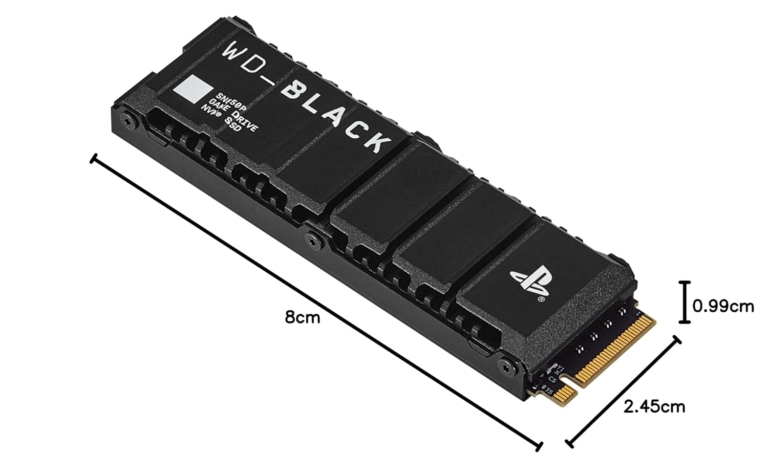 WD_BLACK WD_BLACK 1TB SN850P NVMe M.2 SSD for PS5 Fast Storage Expansion Up to 7300MB/s with Heatsink Officially Licensed - View 7 of 7