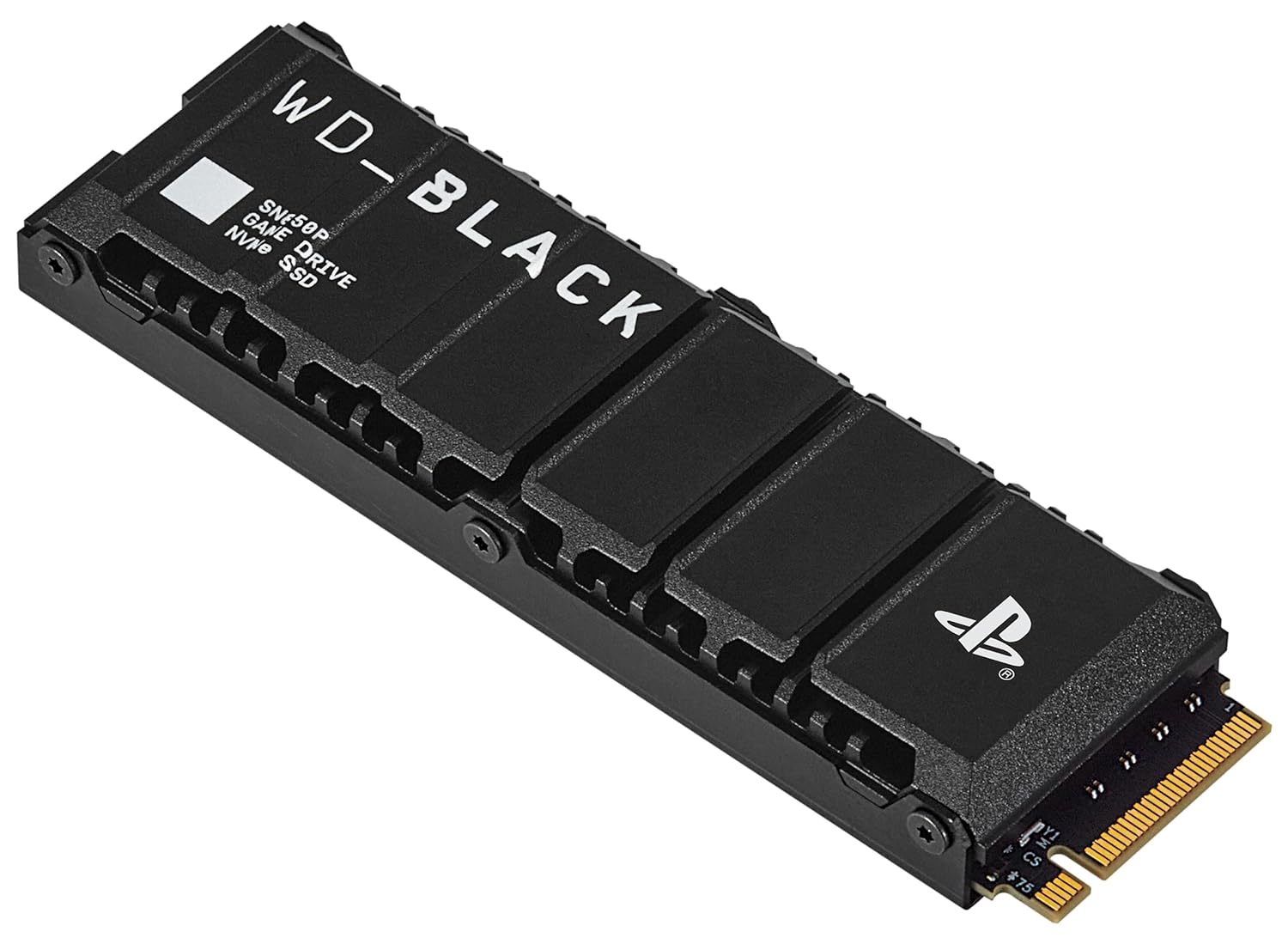 WD_BLACK WD_BLACK 1TB SN850P NVMe M.2 SSD for PS5 Fast Storage Expansion Up to 7300MB/s with Heatsink Officially Licensed