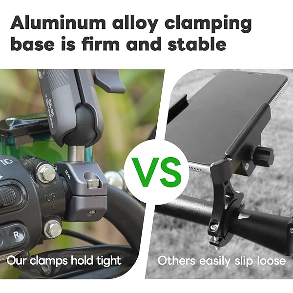 FANAUE "FANAUE CC-05 Aluminum Handlebar Clamp Mount for RAM B Size 1" Ball - Bike & Motorcycle Phone Holder for 0.85" to 1.14" Rails" - View 7 of 11