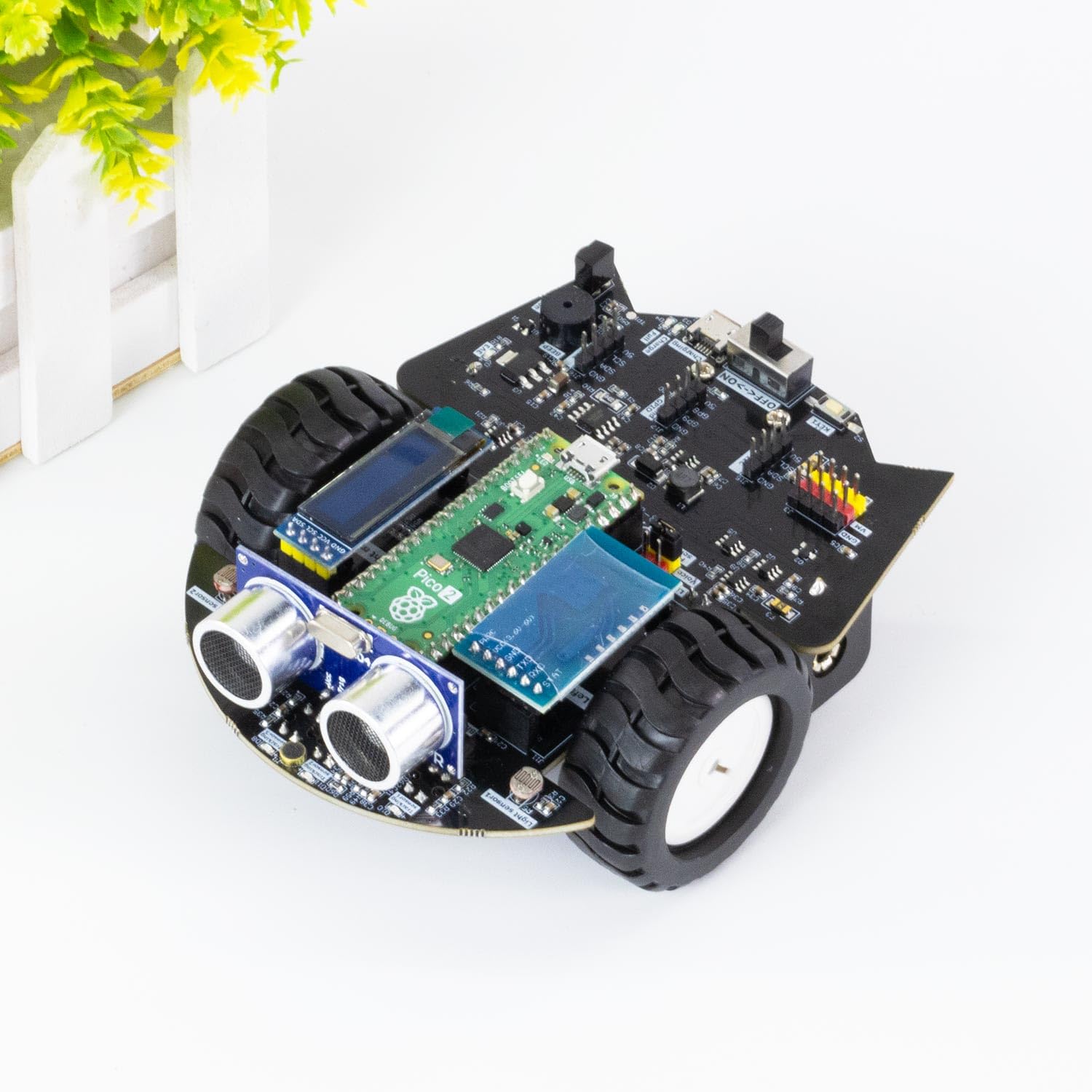 Yahboom Yahboom Raspberry Pi Pico Smart Robot Car Starter Kit for DIY MicroPython Programming and Electronics Projects - View 6 of 9
