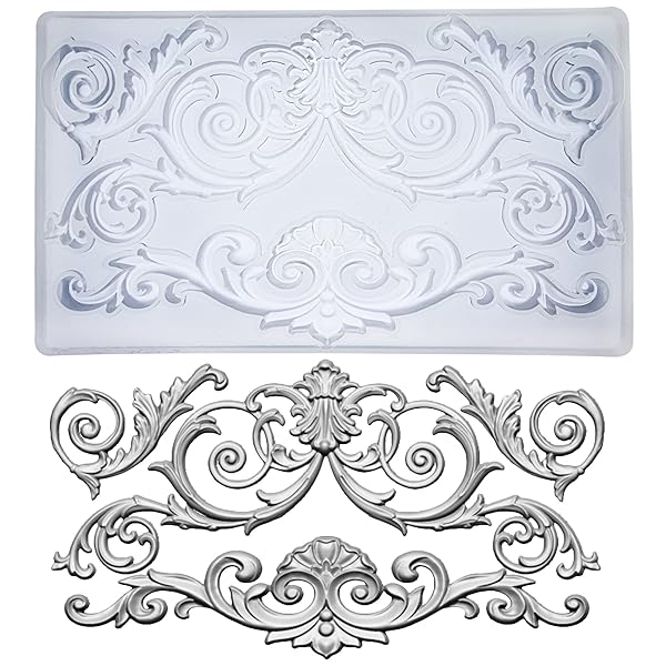 FUNSHOWCASE Garland Mold for Polyclay Air Dry Clay and Plaster Perfect for Crafting and DIY Projects
