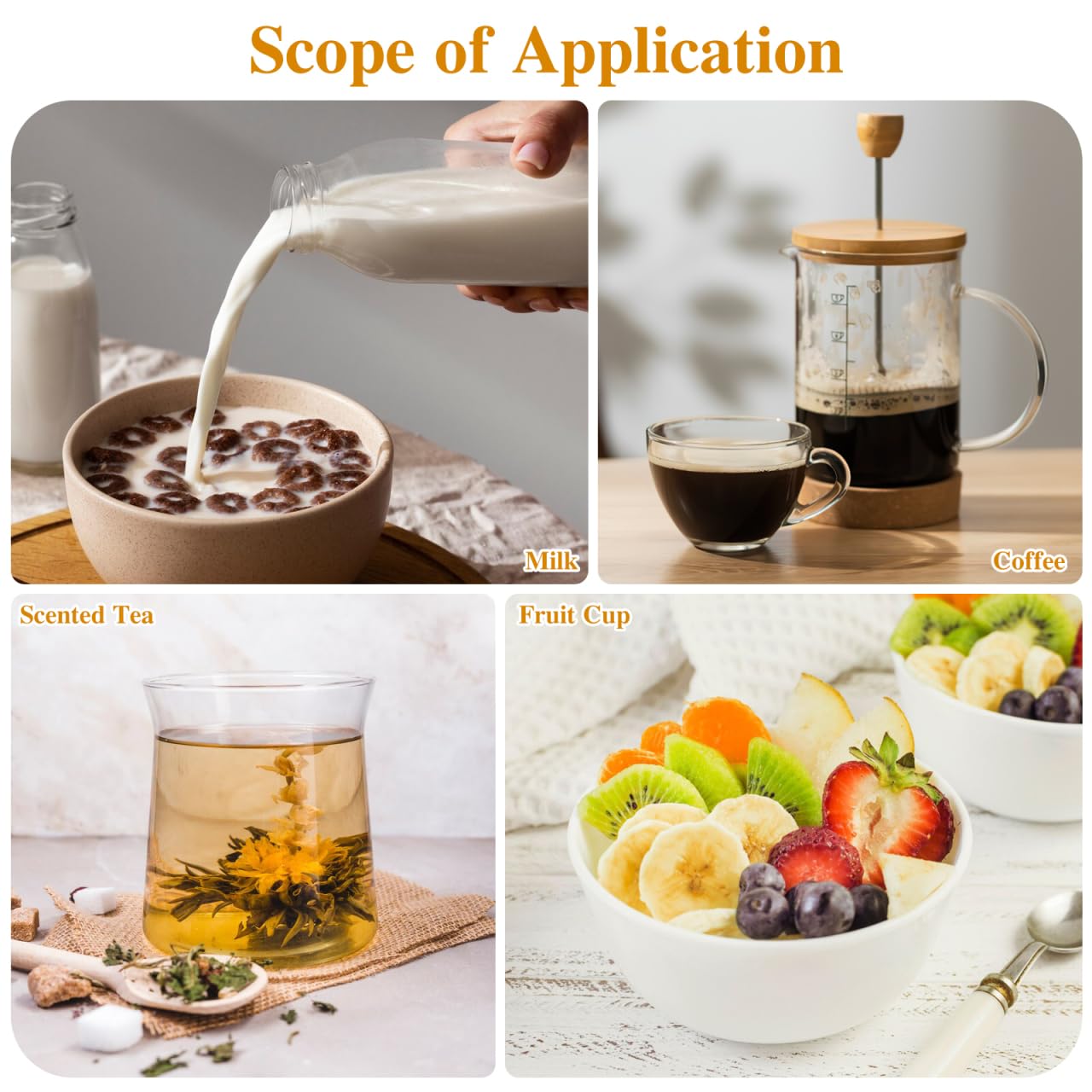 DOITOOL DOITOOL 2Pcs Clear Glass Coffee Cups 350ml with Handle Perfect for Tea and Coffee at Home or Office - View 5 of 9