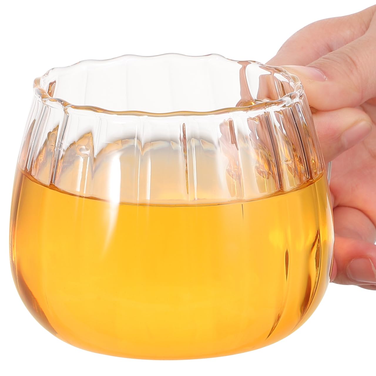 DOITOOL DOITOOL 2Pcs Clear Glass Coffee Cups 350ml with Handle Perfect for Tea and Coffee at Home or Office - View 7 of 9