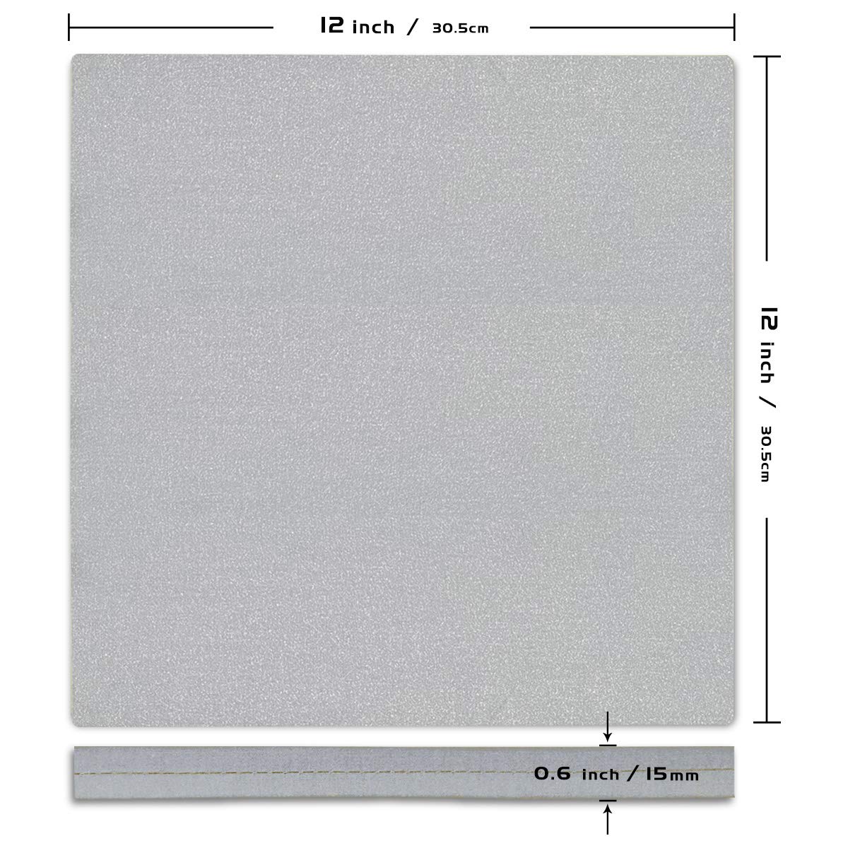 ReArt Easy Heat Press Mat 12x12 with Teflon Sheets 12x16 Inch 3 Pack for Effortless Ironing and Crafting - View 2 of 7