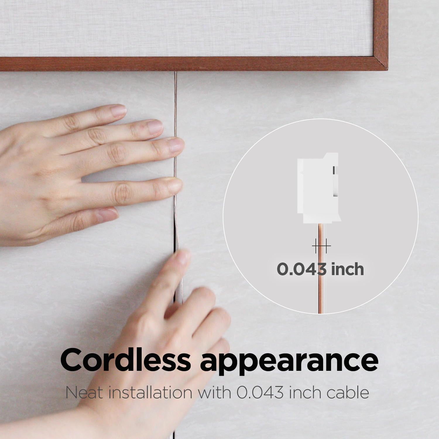 mooas Mooas Wooden Frame LED Silent Wall Clock with Remote Backlit Nightlight Modern Digital Display Sunrise Alarm Melody for Bedroom Living Room - View 7 of 9