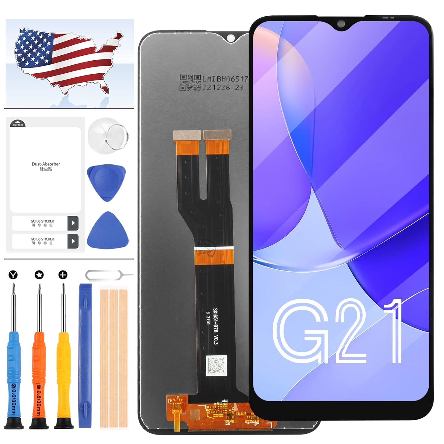 A-MIND Nokia G11 G21 TA-1401 LCD Screen Replacement Digitizer Assembly Touch Screen Repair Parts