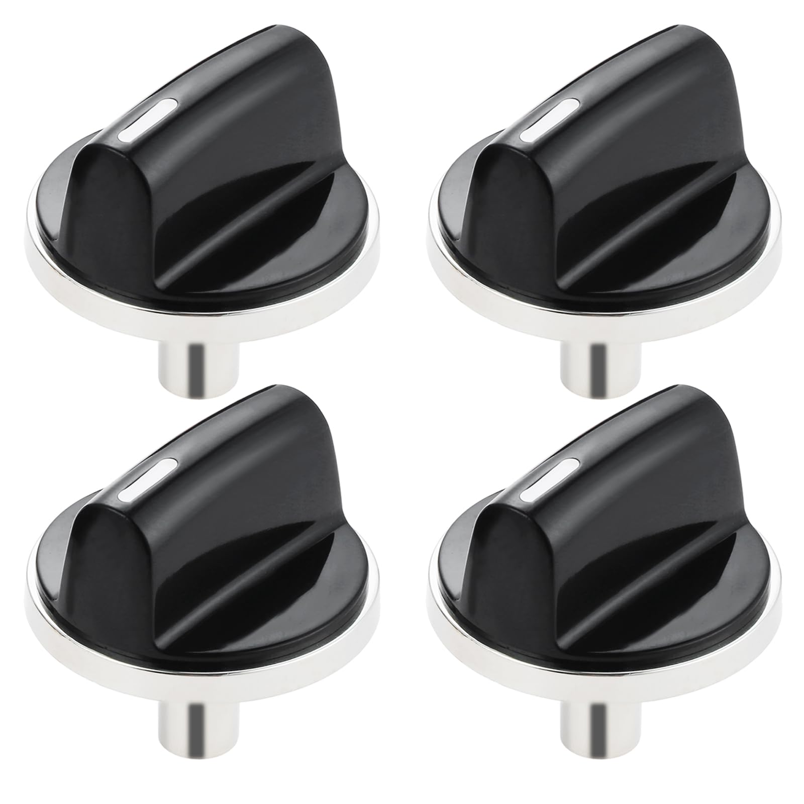 ETERMETA Cooktop Stove Knobs Compatible with Bosch 00650847 Burner Control Dial Knob Replacement 4 Pcs