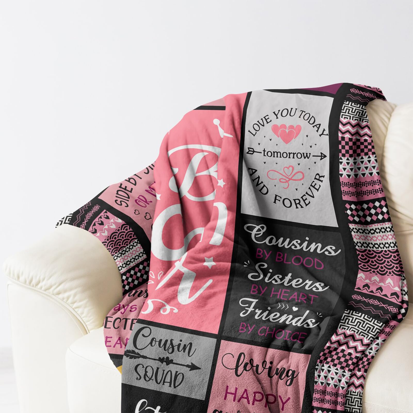 Mcurore Mcurore Cousin Gifts Blanket 60x50 Perfect for Women Birthday Christmas Best Ideas for Cousins Female Crew - View 3 of 7