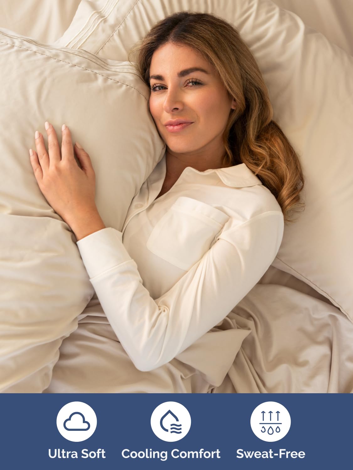 CGK Unlimited Extra Deep King Sheet Set 6 Piece Breathable Cooling Hotel Luxury Bedding with 18-24 Inch Pockets Super Soft Wrinkle Free Wheat Color - View 5 of 8