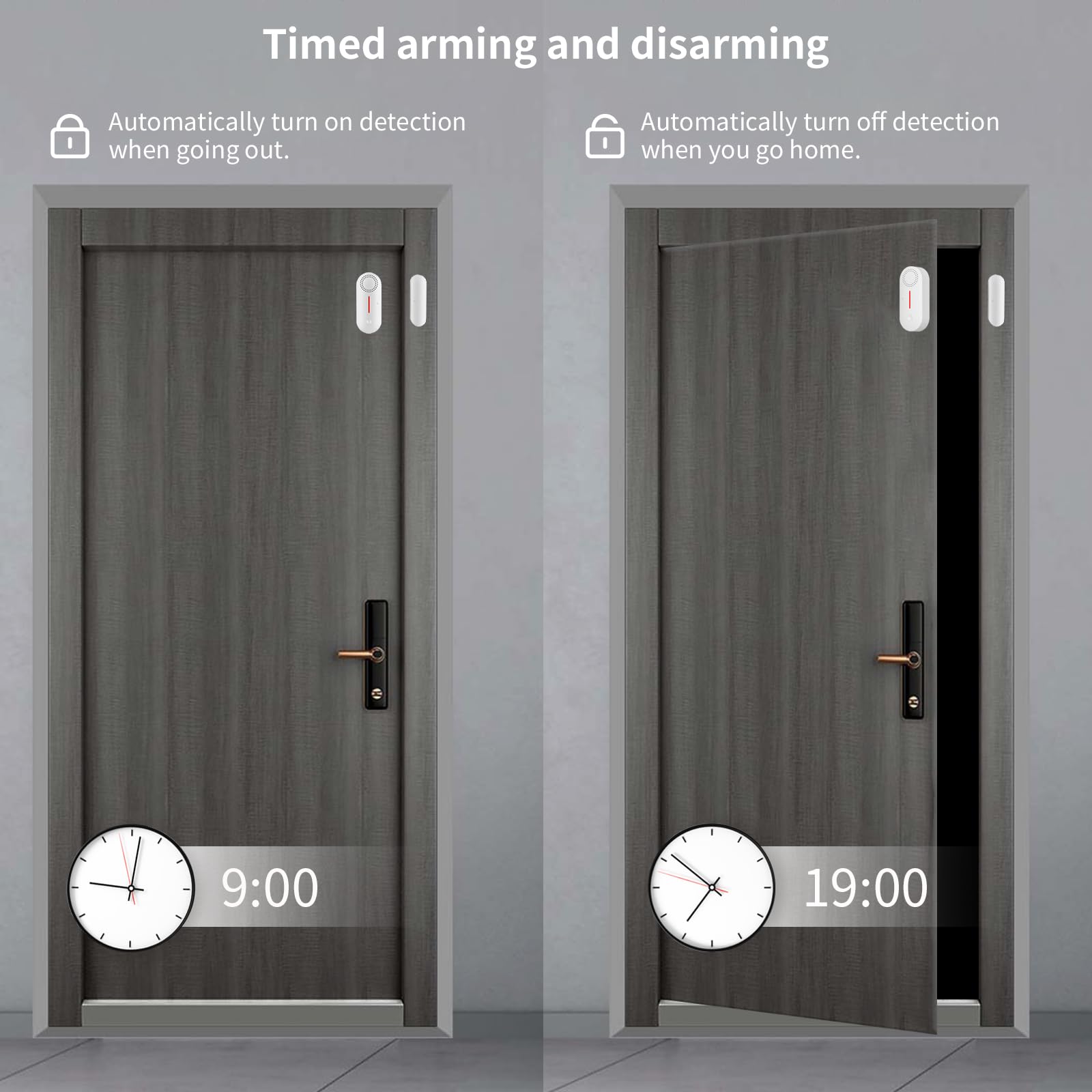 Yasorn eMylo WiFi Door Alarm Tuya Smart Window Sensor with Light Alarm APP Remote Control for Dementia Patients Safe Home Security System - View 4 of 6