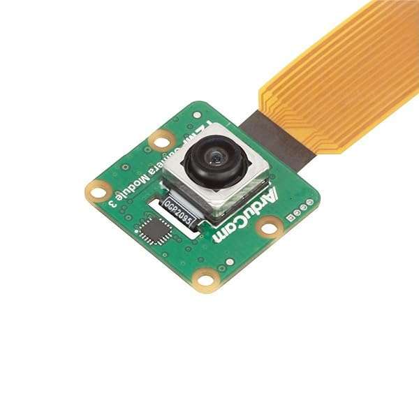 Arducam for Raspberry Pi Camera Module 3 Wide, 120Â°(D) IMX708 Autofocus Pi Camera V3, 15cm 15-22 Pin FFC Cable