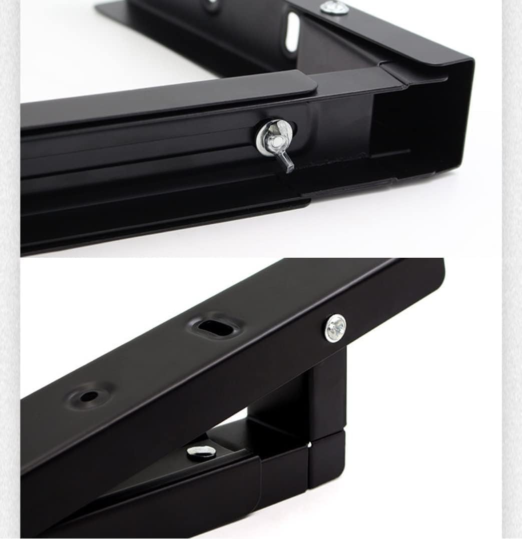 Komost Komost Universal 2-Pack Microwave Wall Mount Shelf Retractable Foldable Kitchen Oven Bracket Holder Space Saving Design for All Microwaves - View 2 of 7