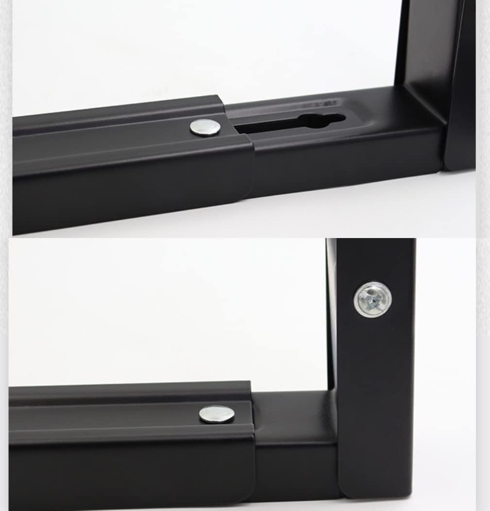 Komost Komost Universal 2-Pack Microwave Wall Mount Shelf Retractable Foldable Kitchen Oven Bracket Holder Space Saving Design for All Microwaves - View 3 of 7