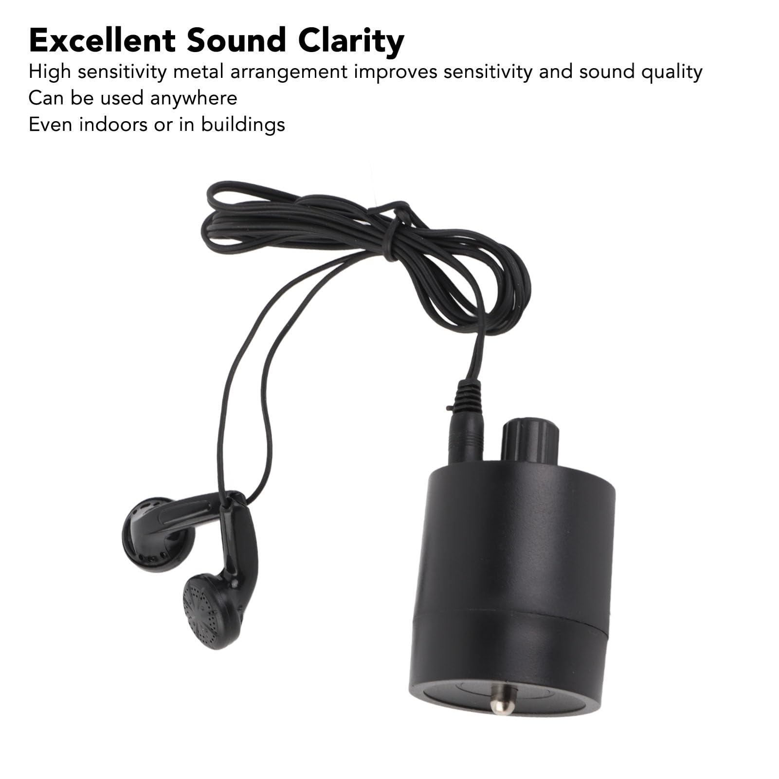 EBTOOLS EBTOOLS Water Leak Detector High Strength Voice Amplifier for Basement Kitchen Bathroom Laundry Pipe Water Oil Leakage - View 4 of 9