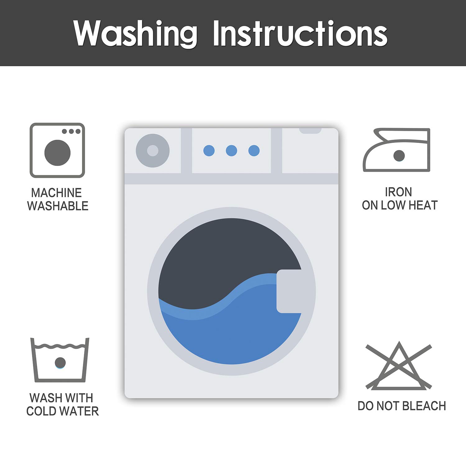 DWCN DWCN Blackout Curtain Panel for Bedroom Thermal Insulated Energy Saving Grommet Total Privacy Drapery Room Divider Black 12x8 1 PC - View 7 of 9