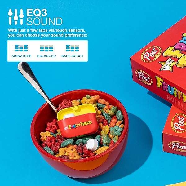 JLab JLab Go Air Pop True Wireless Earbuds: Fruity Pebbles, IPX4, Dual Connect, 3 EQ Settings & Bluetooth 5 - View 7 of 7