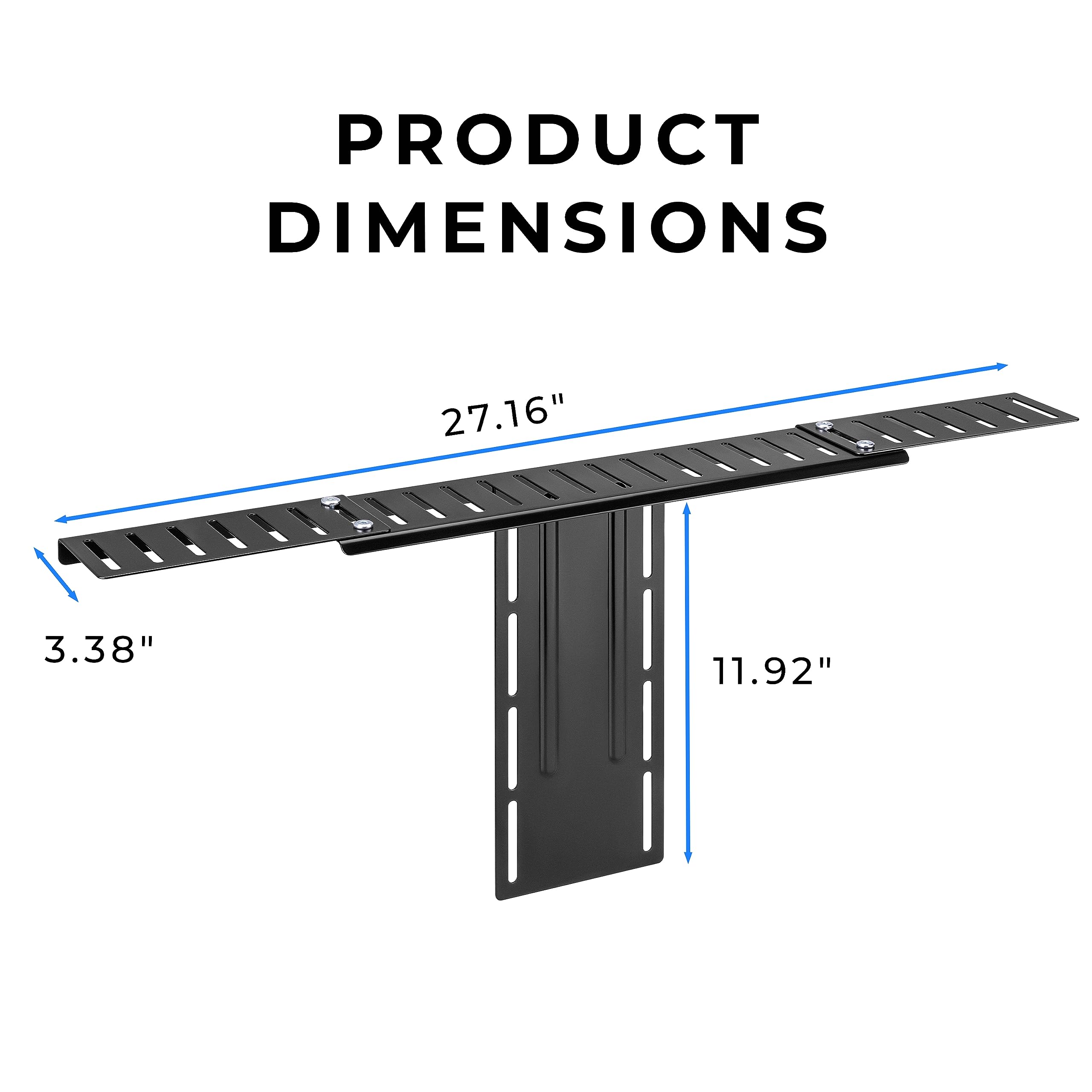HumanCentric HumanCentric DSLR Monitor Mount Extra Large Shelf for Desk Camera Light Webcam Microphone VESA Arm Replacement Clamp Tripod - View 4 of 8